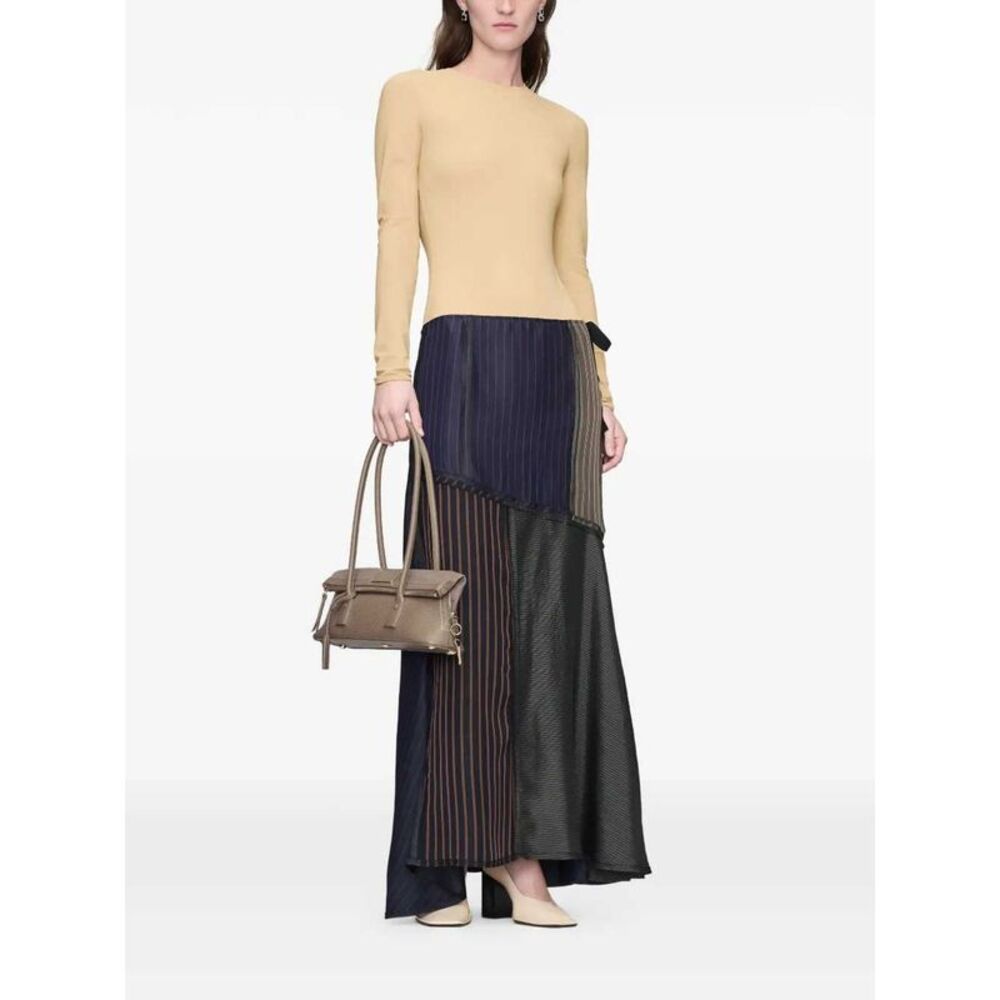 Maison Margiela Women Patchwork Maxi Skirt - Picture 2 of 7
